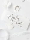 White Winter a Snowflake Laser Cut Gatefold Wedding Day Invitation with Glitter Backing