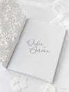 White Winter, a Snowflake Laser Cut Order of Service
