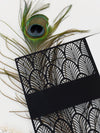 Luxury Glittering Art Deco 20s Gatsby Gate Laser cut Order of Service