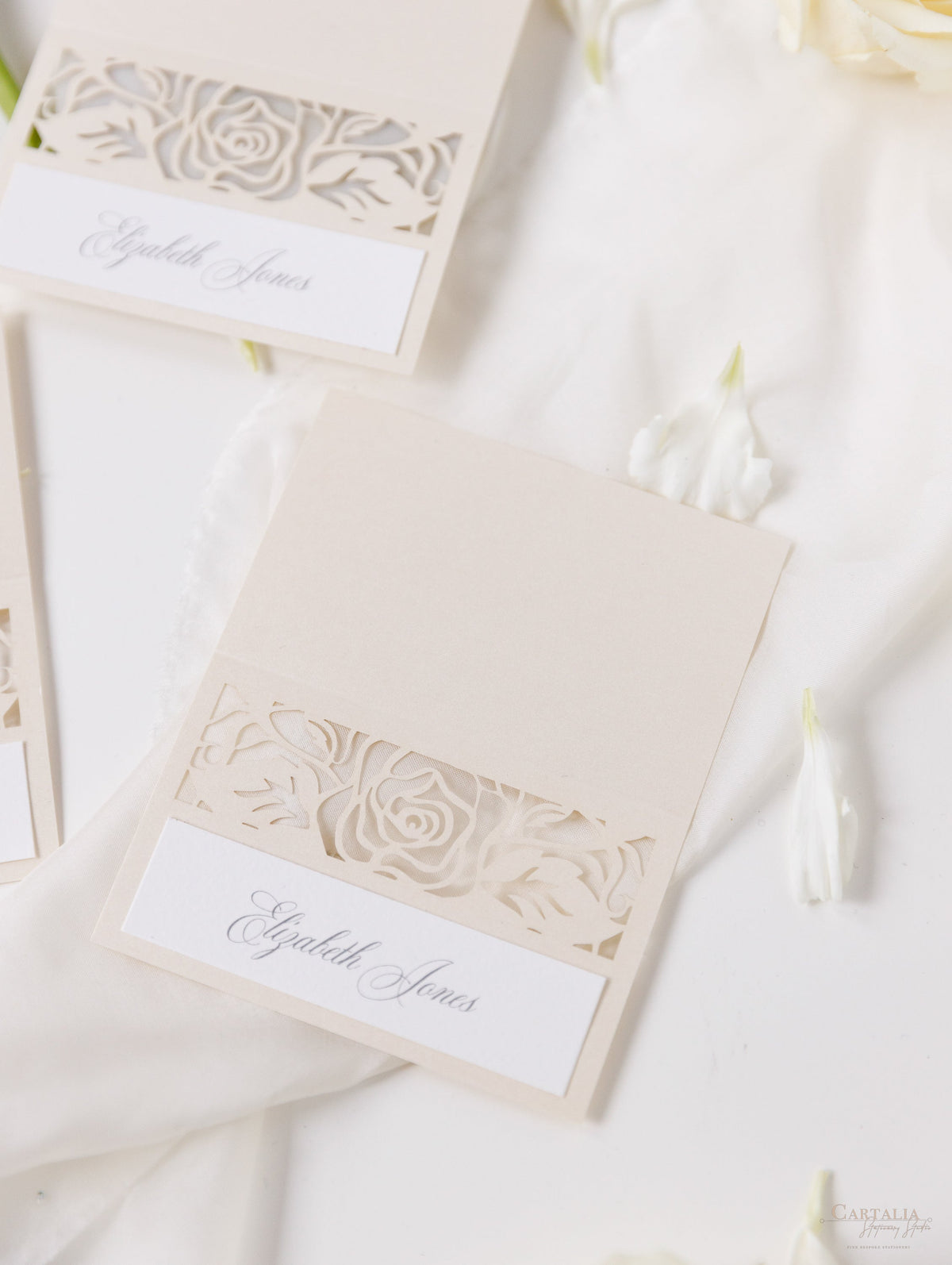 Classic Elegance Laser cut Place Card