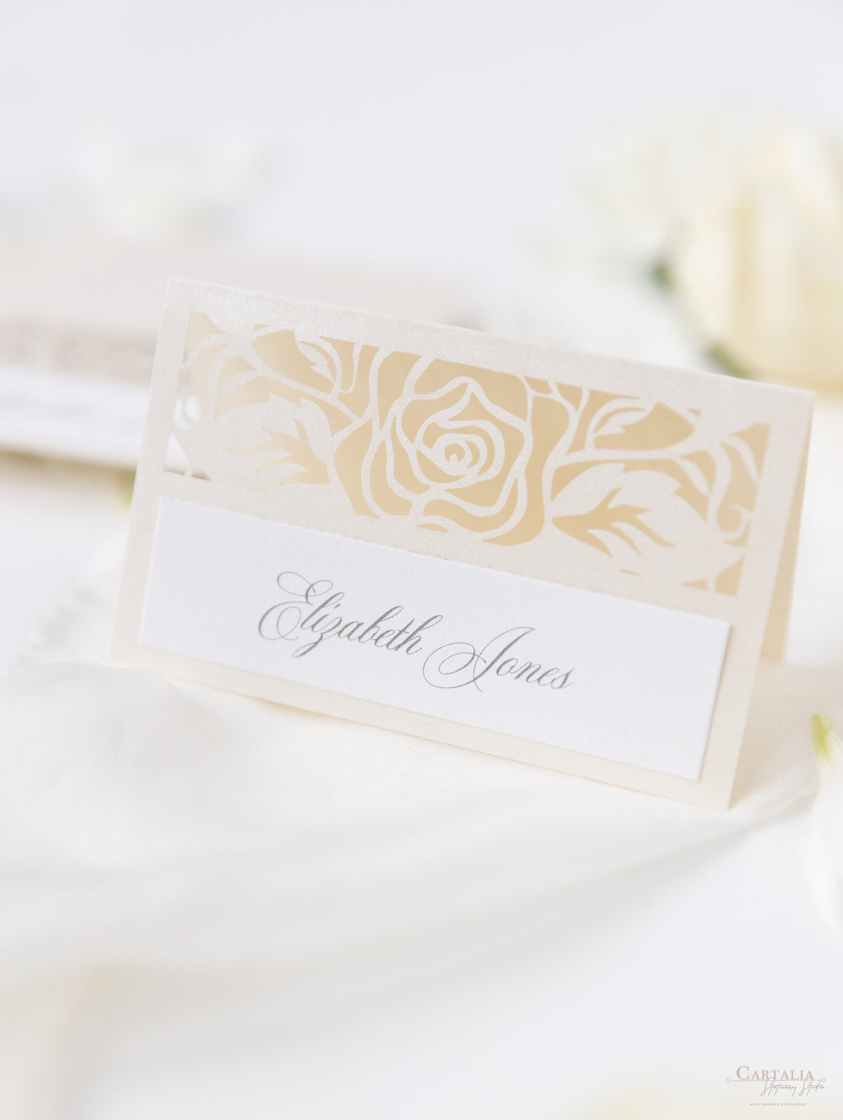 Classic Elegance Laser cut Place Card