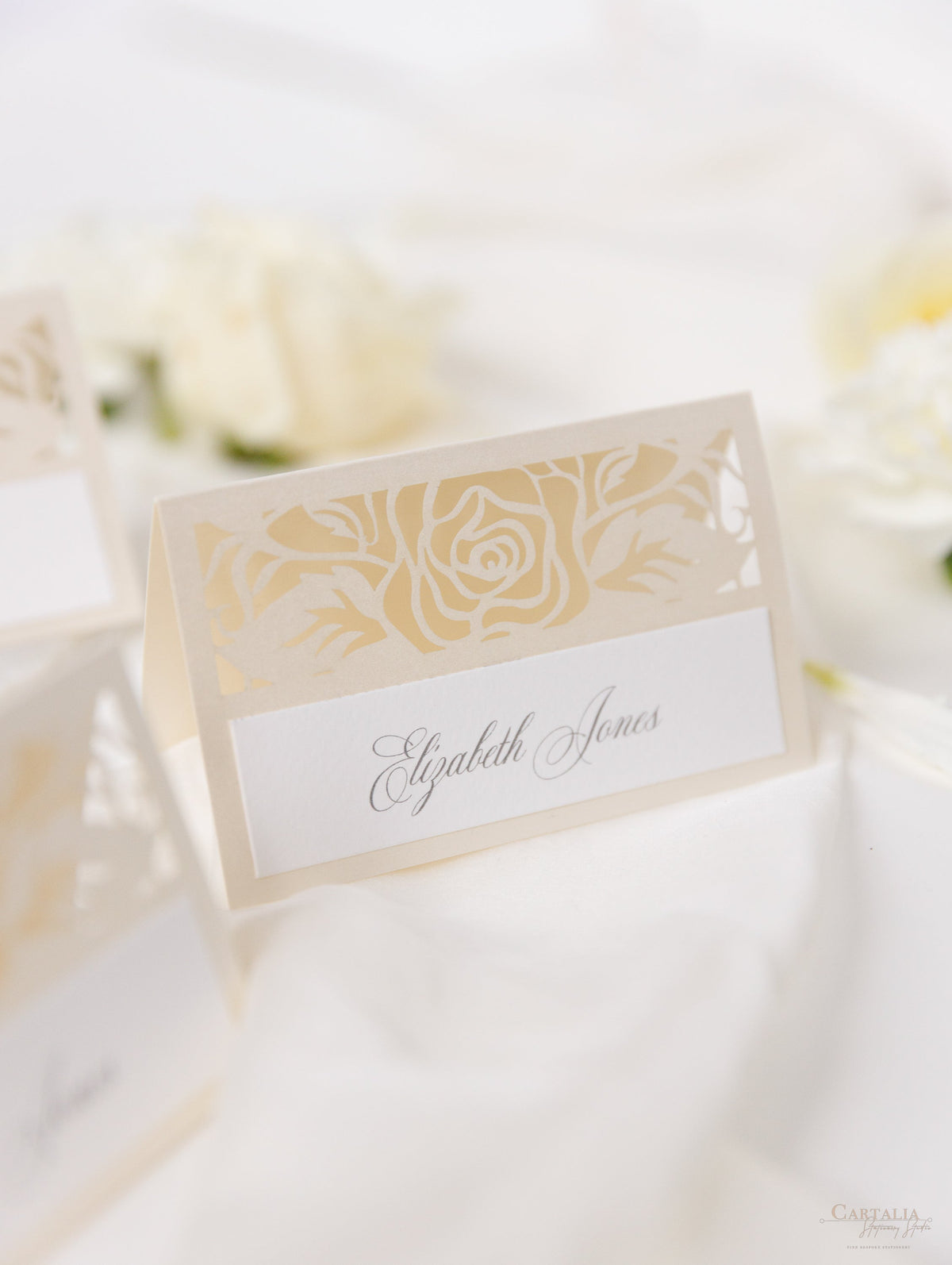 Classic Elegance Laser cut Place Card