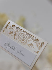 Classic Elegance Laser cut Place Card