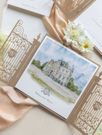 Add-on :Bespoke Artist Commission: Wedding Venue Watercolor Illustration