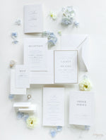 Embossed Pearl Place Cards