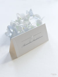 Embossed Pearl Place Cards