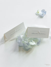 Embossed Pearl Place Cards