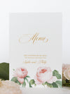 Luxury Romantic Roses Menu
