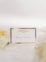 Luxury Gold Place Card with Foiled Backing