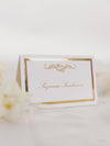 Luxury Gold Place Card with Foiled Backing