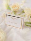 Luxury Gold Place Card with Foiled Backing