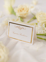 Luxury Gold Place Card with Foiled Backing