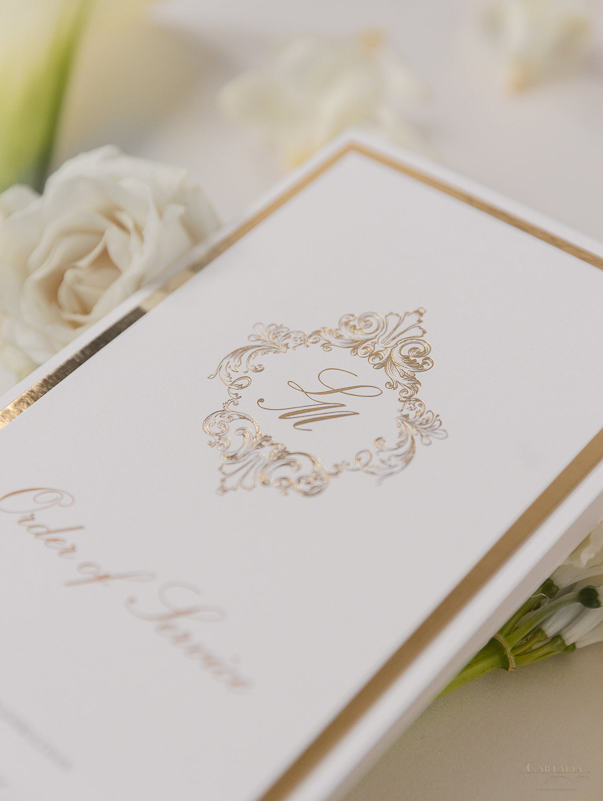 Luxury Gold Foil Order of Service