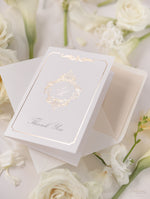 Luxury Gold Foil Thank You Cards & Envelopes