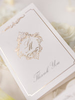 Luxury Gold Foil Thank You Cards & Envelopes