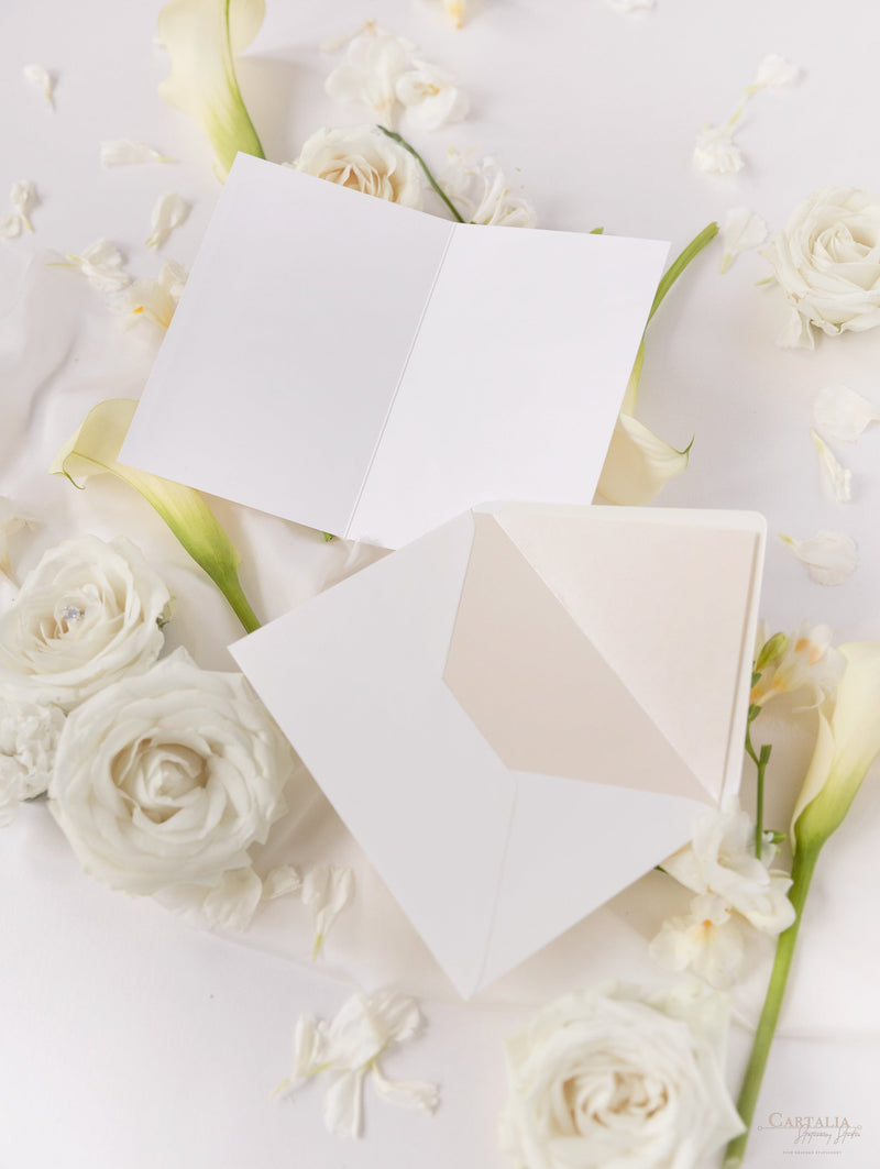 Luxury Gold Foil Thank You Cards & Envelopes