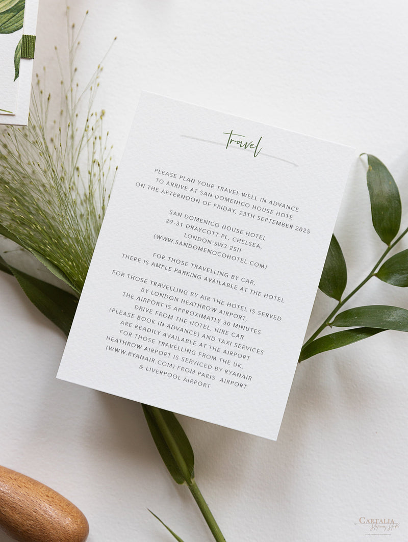 Modern Calligraphy Invitation  3 Tier Folder Pocket Suite with Vellum Parchment Envelope and Pearl Wax Seal with ribbed ribbon