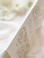 Champagne Opulence Laser Cut Lace Order Of Service