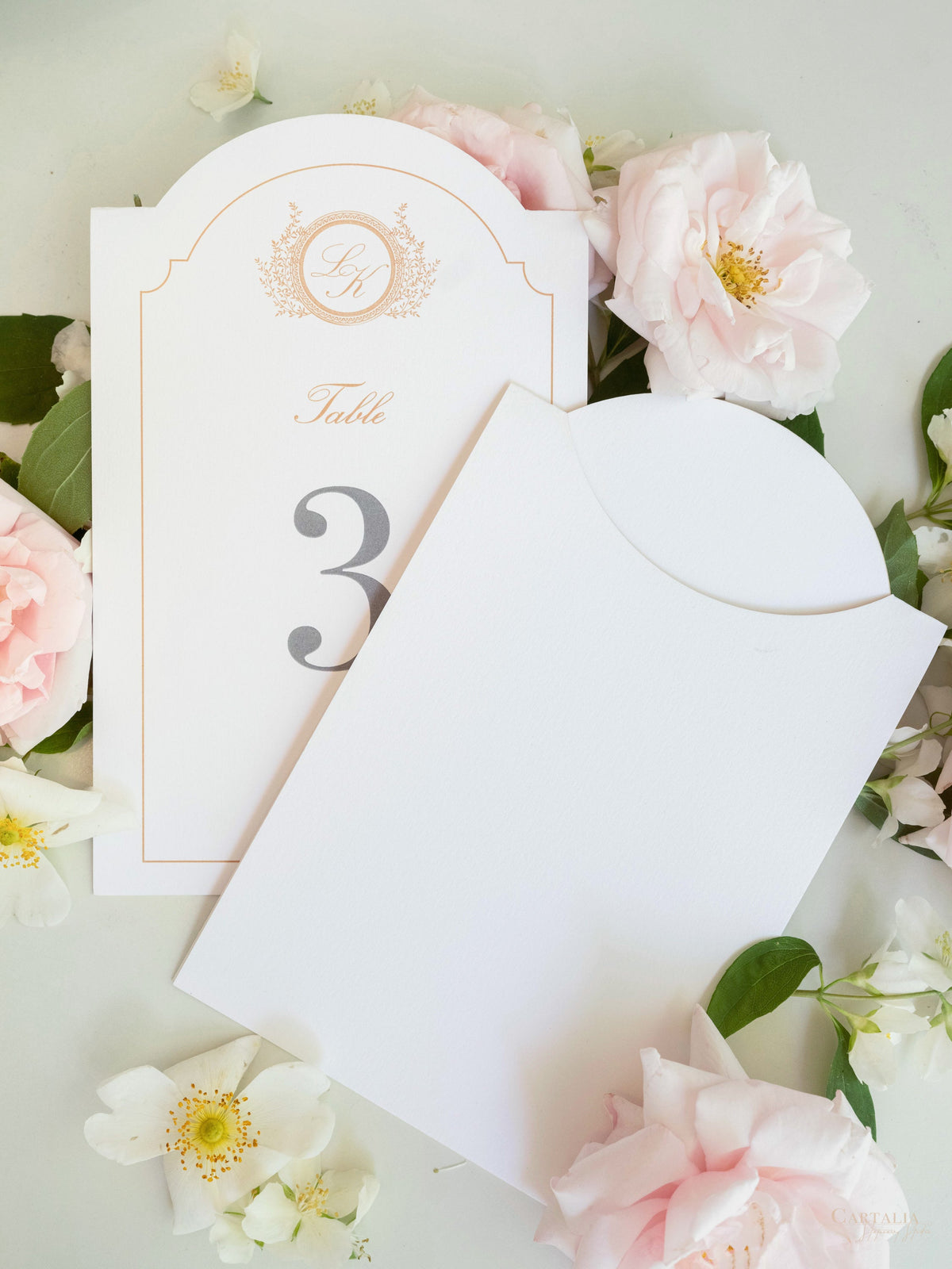 Luxury Arch Table Number Cards | Villa del Balbianello, Lake Como Wedding