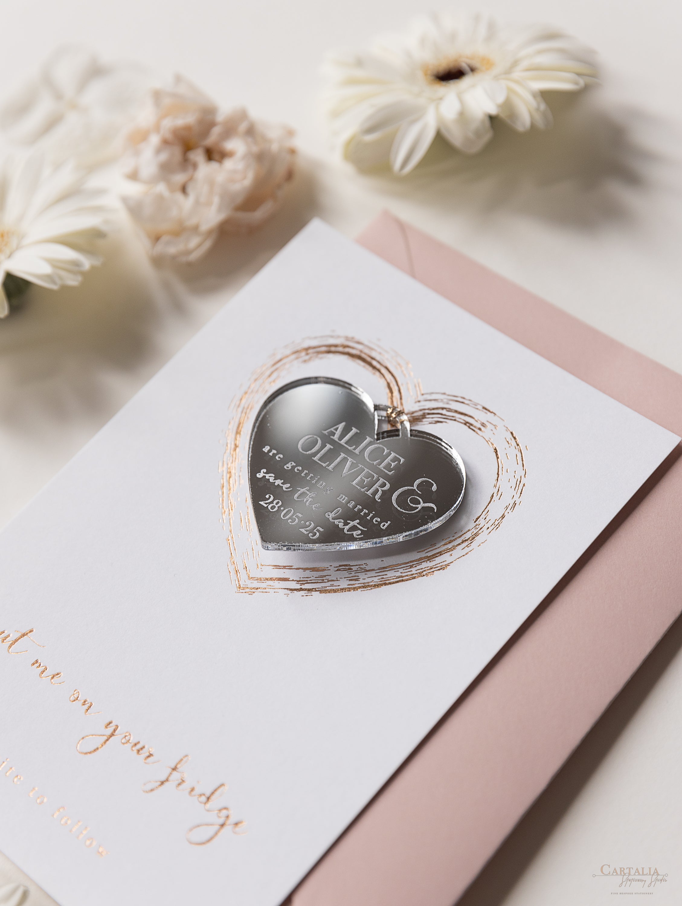 Magnetic save the shop dates