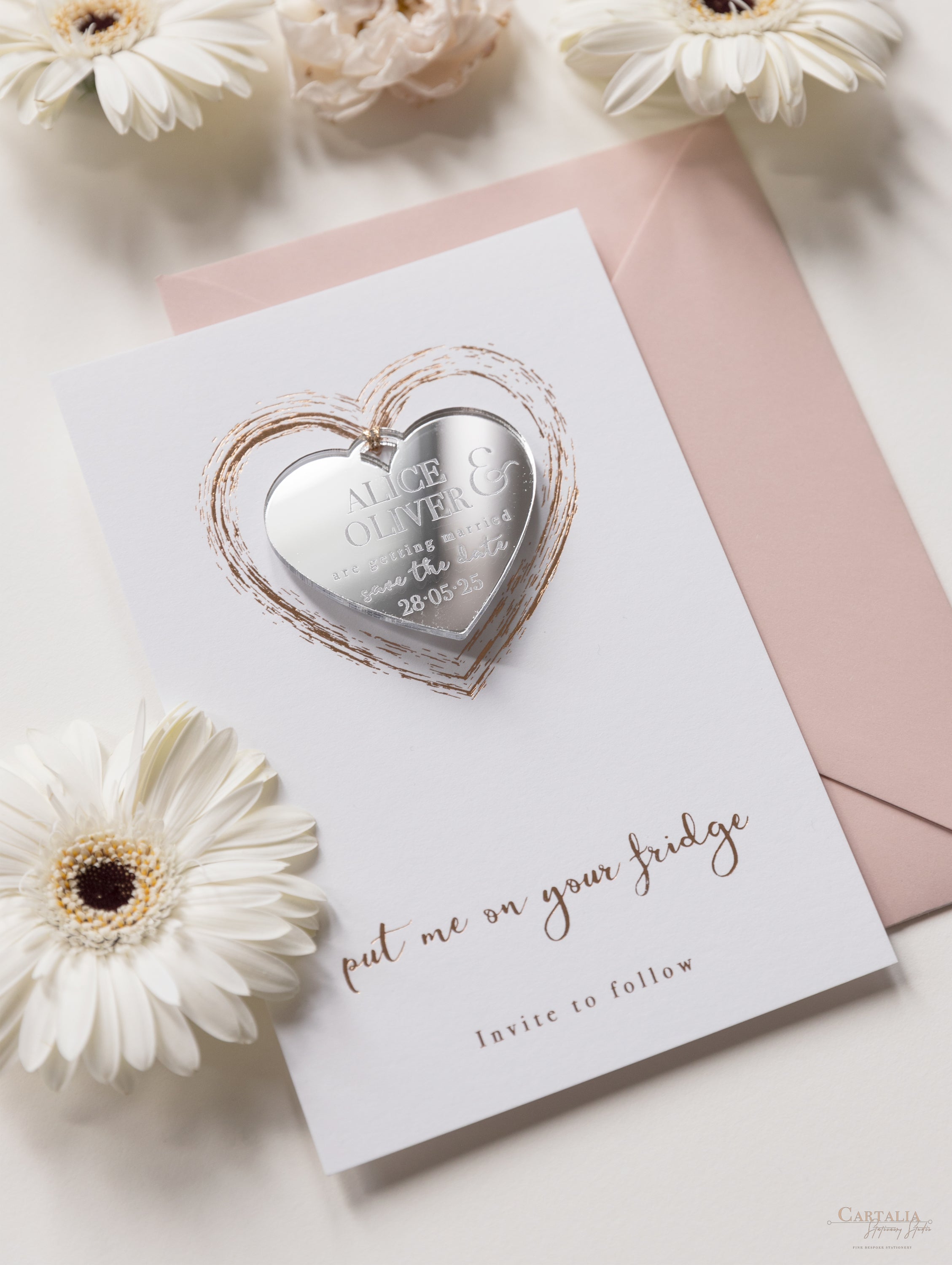 Save the date shop magnet