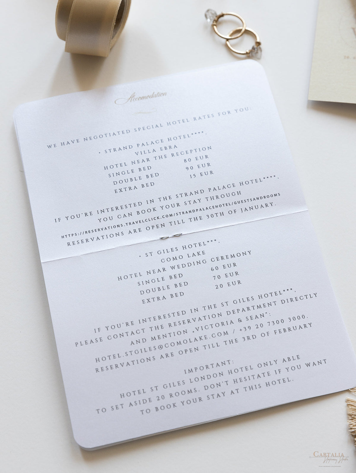 Luxury Passport Wedding Invitation in Champagne with Real Gold Foil Boarding Pass Invite suite