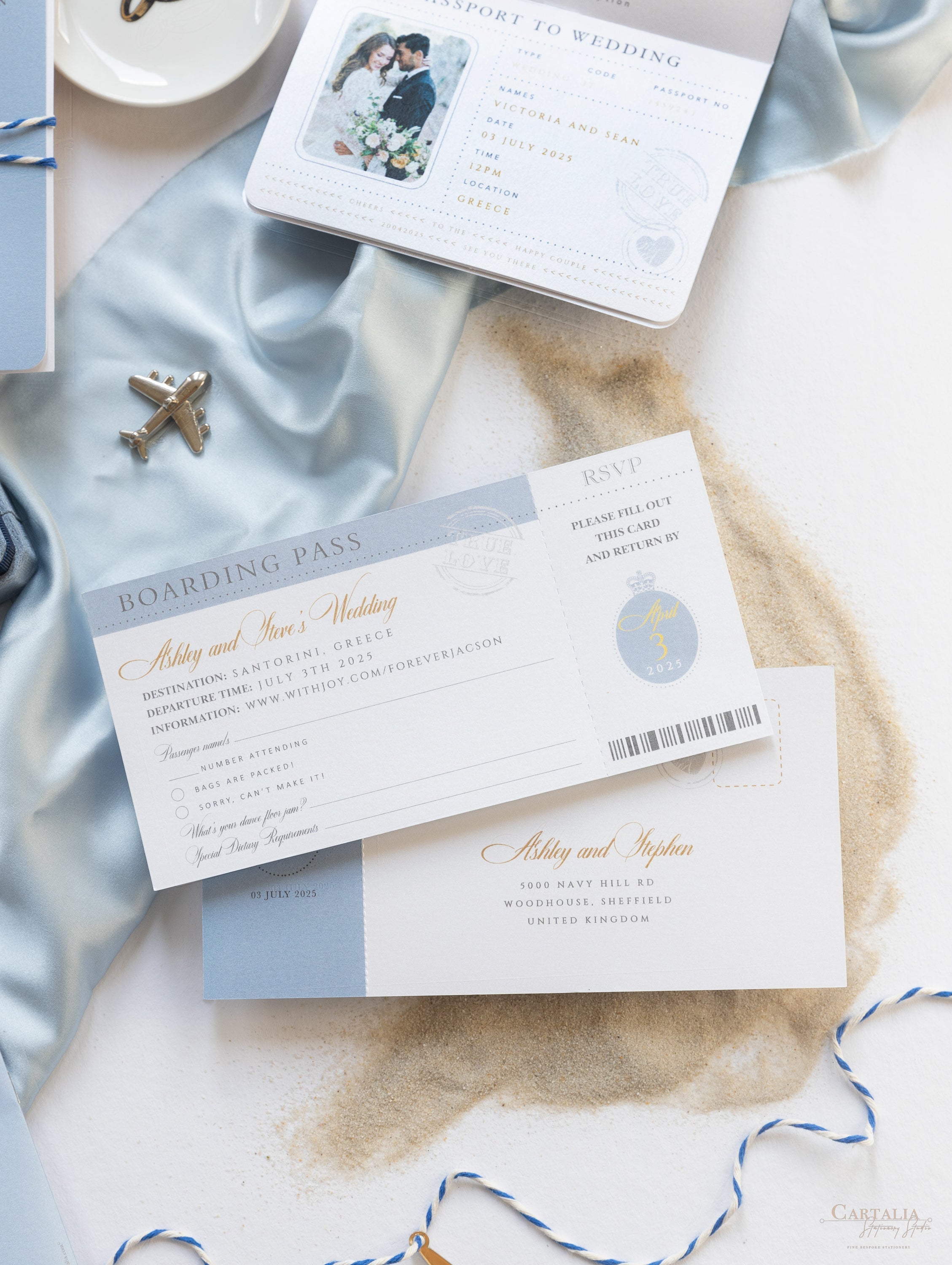 Grapes Greek Island 5x7 Wedding Invitation Envelope