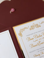 St Regis Hotel in New York Venue | Deluxe Red & Gold Pocket | Bespoke Commission D&D