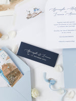 Venue : Greece Wedding Arch Style Deluxe Stationery | Bespoke Commission A&I