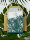 Laser Cut Palm Tree Wrap Suite in Green & Gold | Bespoke Commission M&J
