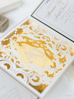 Golden Couture Bespoke Box : 3D Custom Design | Bespoke Commission A&J