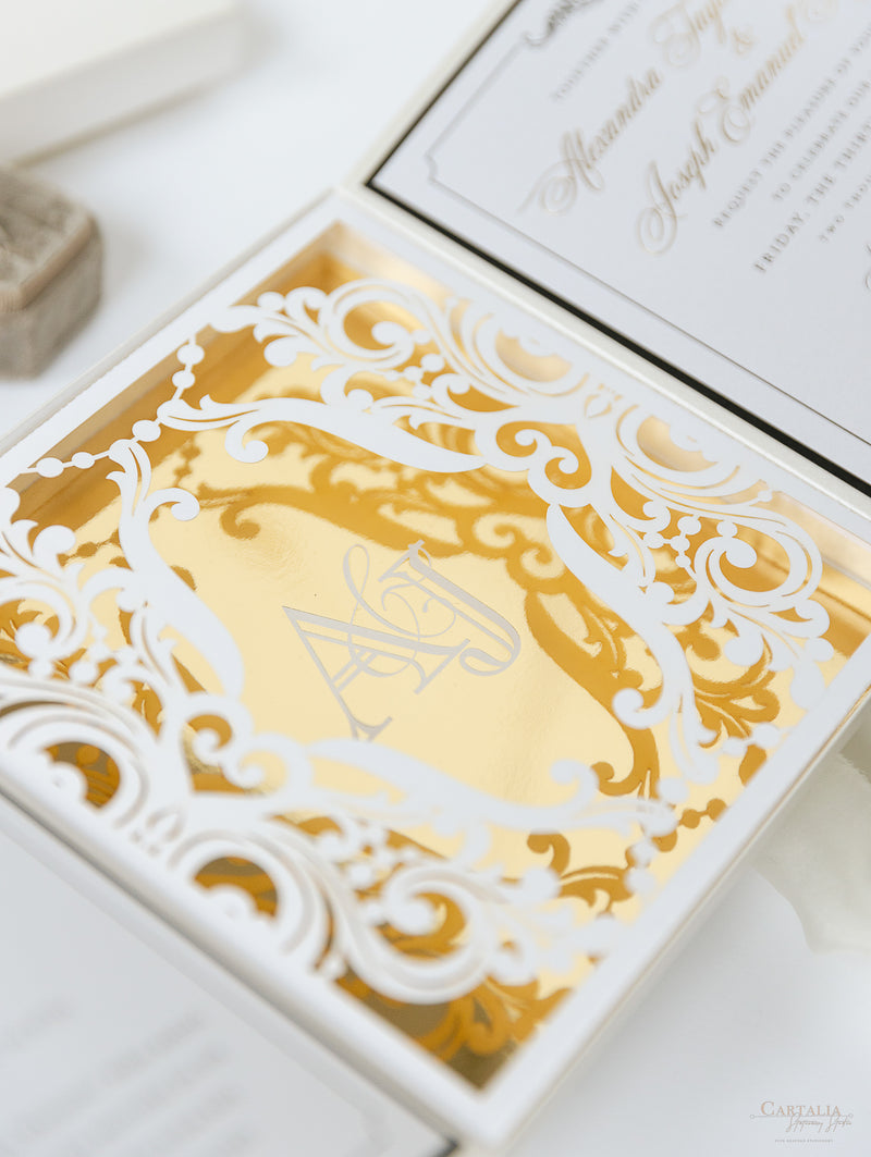 Golden Couture Bespoke Box : 3D Custom Design | Bespoke Commission A&J