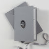 Letterpress Open Folder Pocket Invitation Suite with Mirror Tag