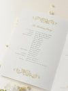 Luxury Ornamental Gate Laser Cut Order of Service