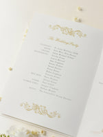 Luxury Ornamental Gate Laser Cut Order of Service