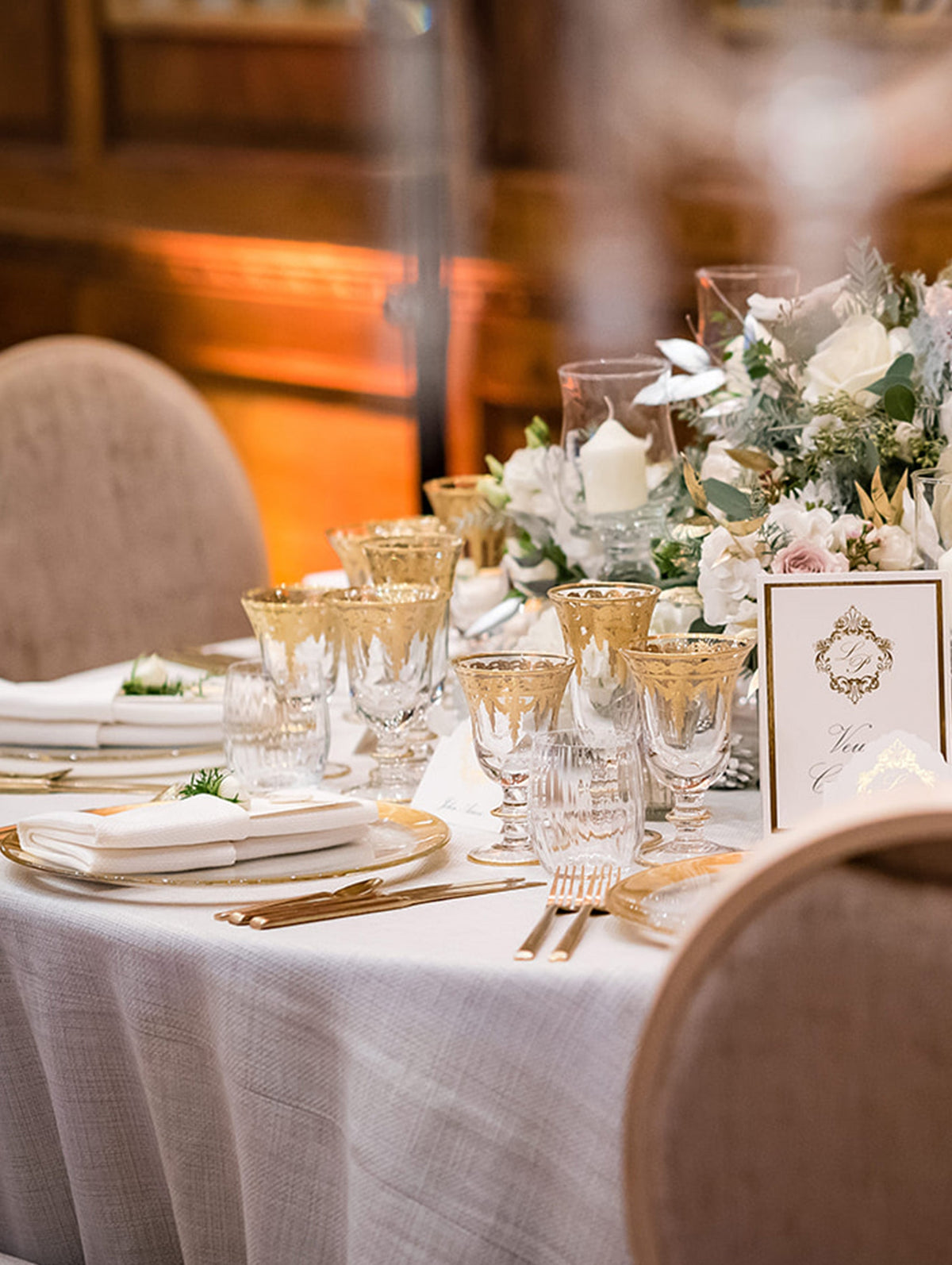 Luxury Custom Wax Seal Menu