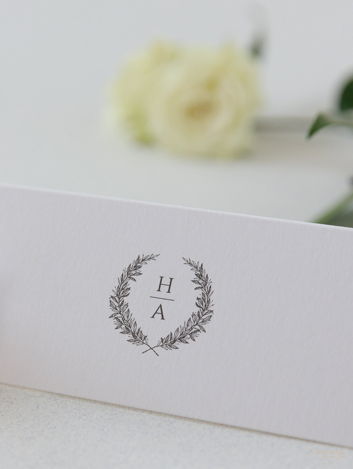 Classic Embossed Place Cards