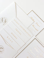 Venue Grantley Hall Wedding Invitations | Bespoke Commission P&B