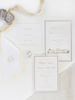 Venue Grantley Hall Wedding Invitations | Bespoke Commission P&B