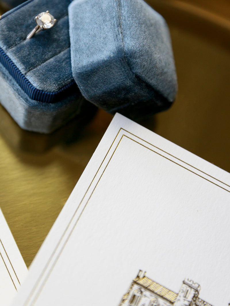 Your Venue | Luxury Foil & Letterpress Save the Date with Envelope