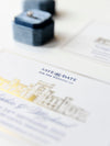 Your Venue | Luxury Foil & Letterpress Save the Date with Envelope