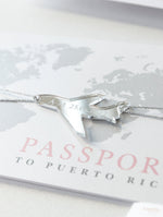 FOLDER Wallet : Luxury Silver Wedding Passport Invite in Pocket & Mirror Plane Tag Passport Invitation Suite