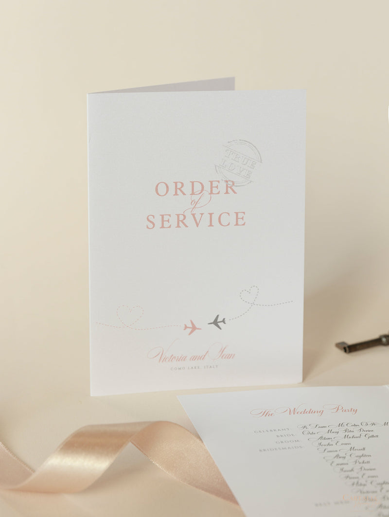 Passport Style Order of Day & Service