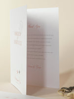 Passport Style Order of Day & Service
