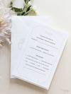 Book Boxed Style Luxury Hand Made Pocket of La Casa Toscana Invitations | Bespoke Commission H&R