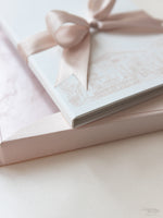 Book Boxed Style Luxury Hand Made Pocket of La Casa Toscana Invitations | Bespoke Commission H&R
