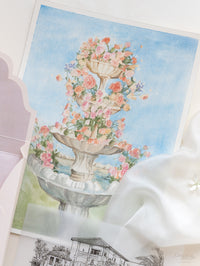 Add-on :Bespoke Artist Commission: Wedding Venue Watercolor Illustration