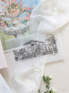 Book Boxed Style Luxury Hand Made Pocket of La Casa Toscana Invitations | Bespoke Commission H&R