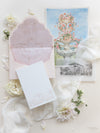 Book Boxed Style Luxury Hand Made Pocket of La Casa Toscana Invitations | Bespoke Commission H&R