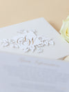 Invitaciones de boda para el lugar de Grantley Hall | Caja a medida de alta costura | Comisión personalizada S&amp;W